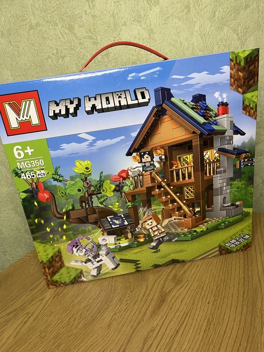 Конструктор minecraft 465 деталі | лего майнкрафт