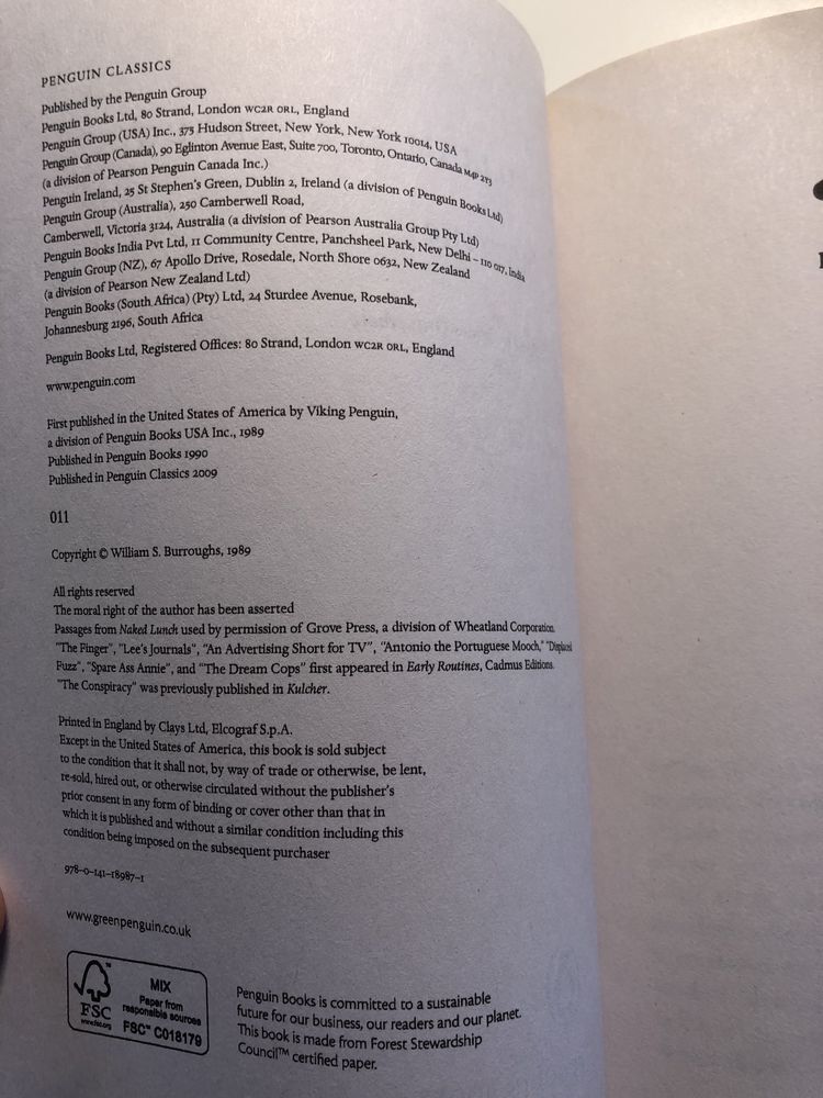 William S. Burroughs - Interzone