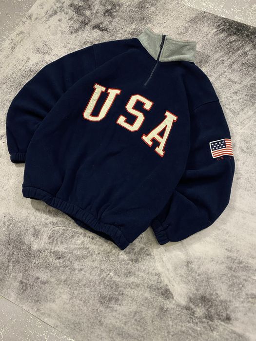 Винтажная флиска Polo Sport USA tipo YSL USA рфл