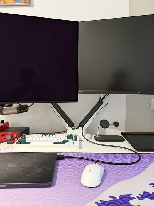 Кронштейн для монітора OfficePro MA902 RGB White