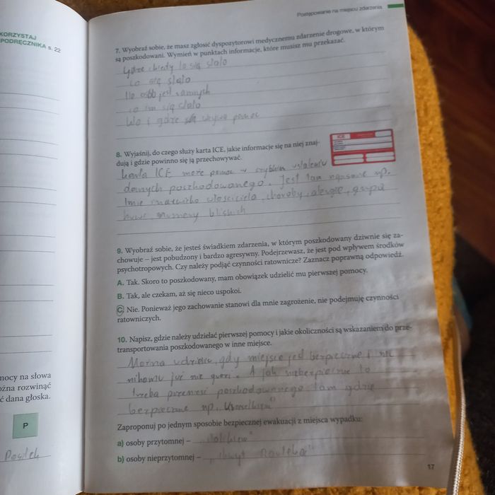 Edukacja dla bezpieczeństwa. EDB. Żyję i działam bezpiecznie ćwiczenia