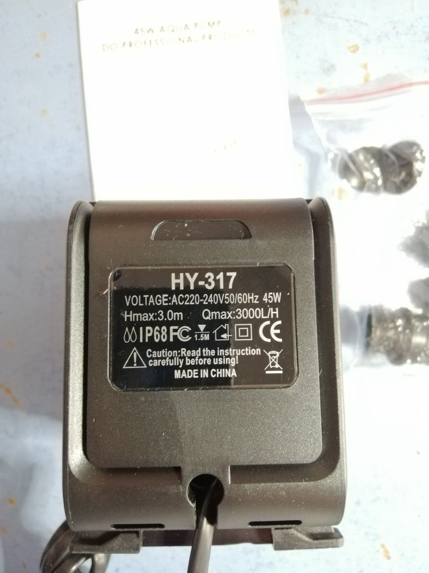 Aqua pump HY-317 водяний насос