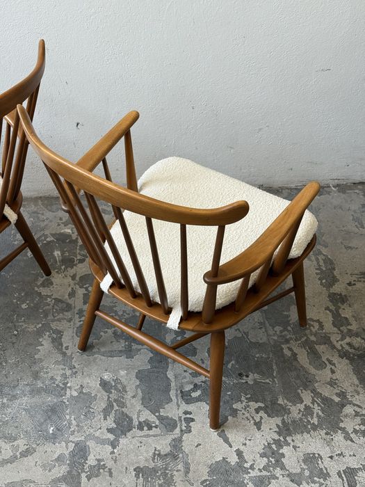 Fotele Farstrup Dania boucle farm hause japandi vintage