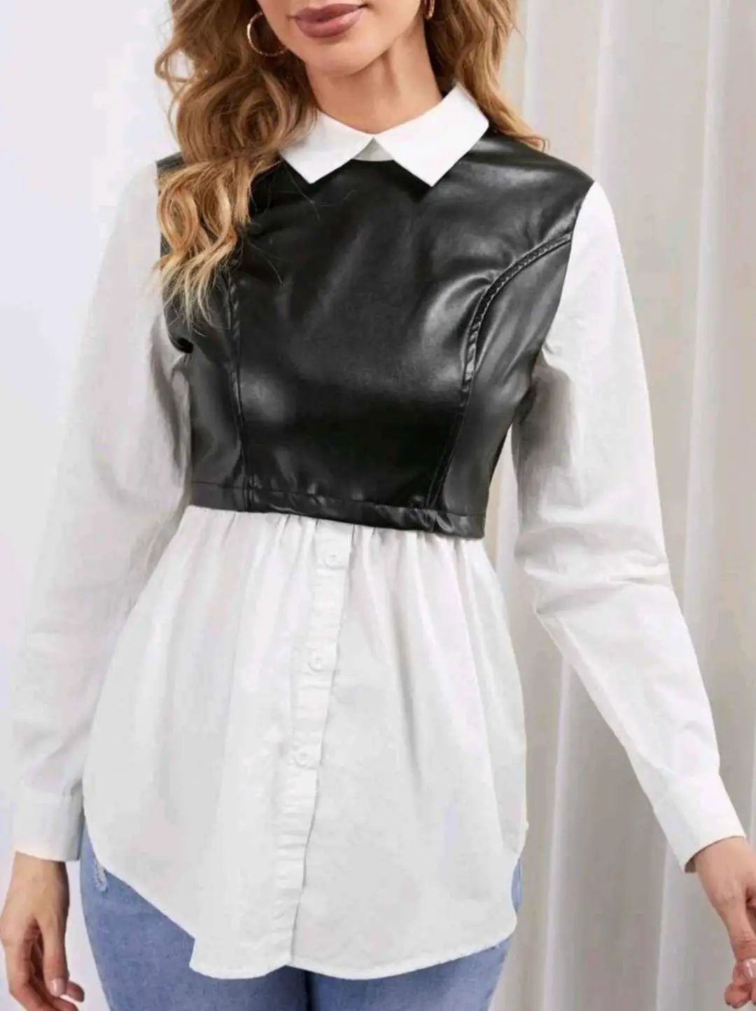 Camisa/blusa nova napa/polipele - tamanho XL (44)