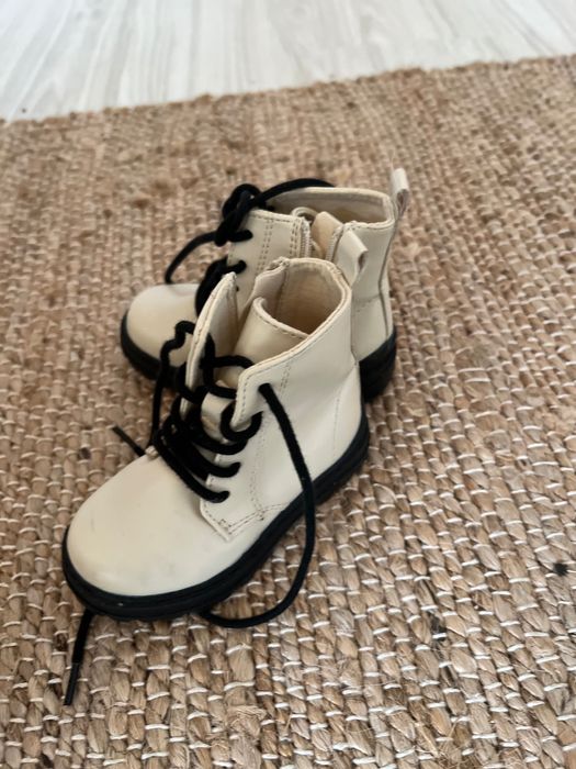 Skórzane botki ZARA rozmiar 20
