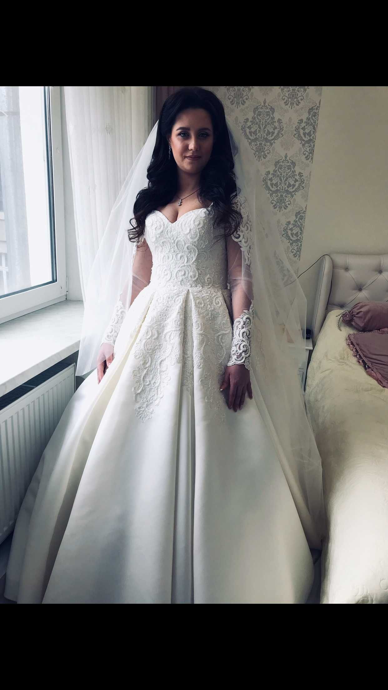 Сказочно красивое свадебное платье