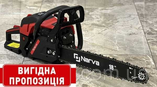 Профессиональная бензопила NARVA NGC-5818 PRO. Обьем 58 см.3