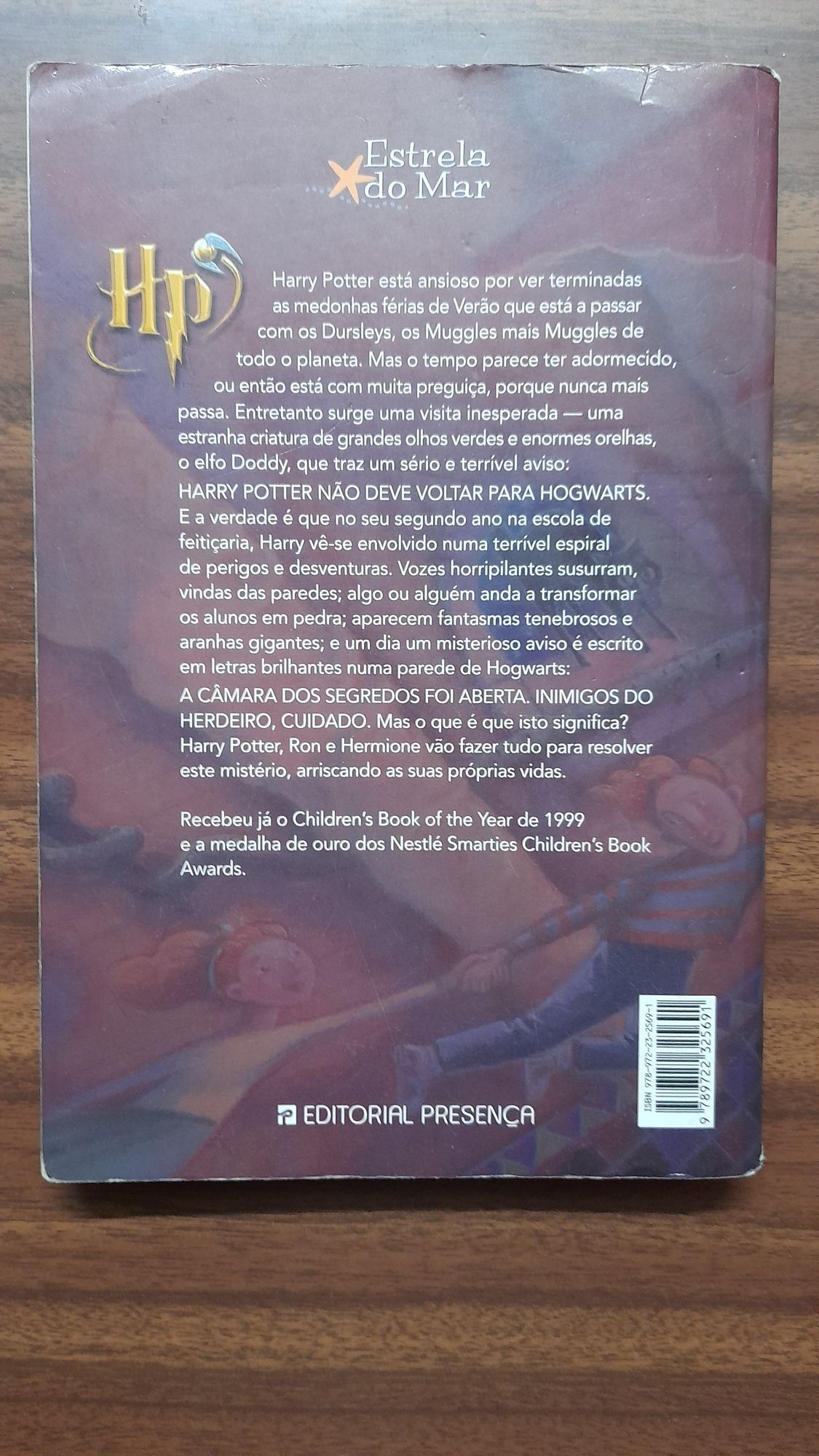 Livro : Harry Potter e a Câmara dos Segredos