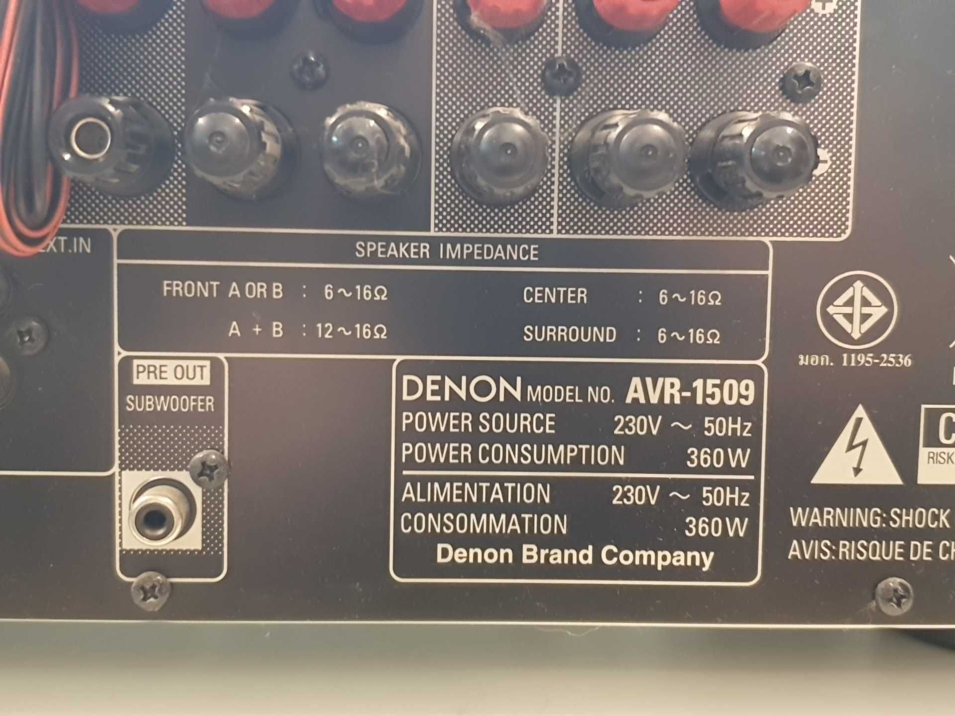 Amplituner DENON AVR-1509 pilot Sk