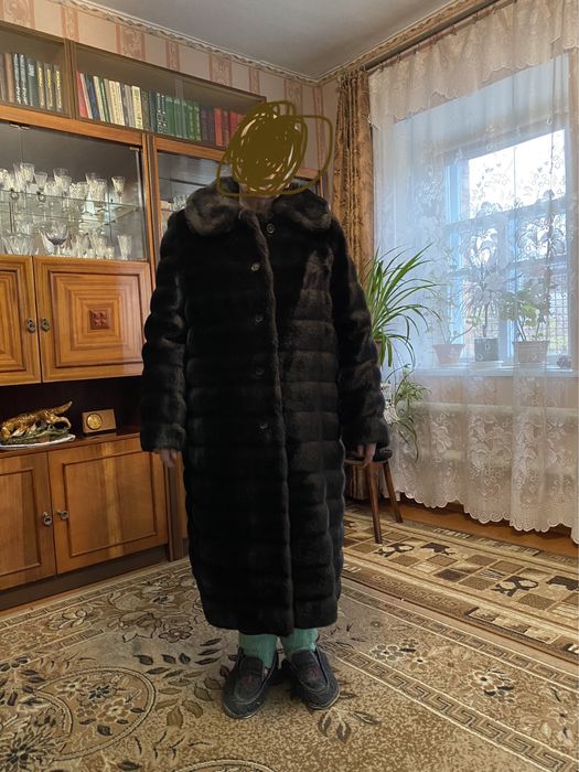 Эко шуба длинная 52р