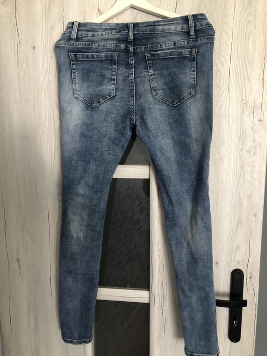 Spodnie damskie jeansy L