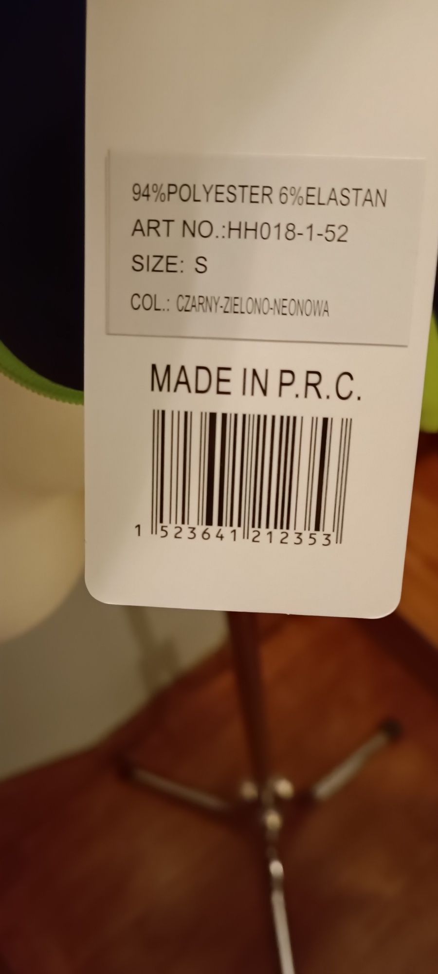 Kurtka- Bluza Damska Trekkingowa J.Style r. S Czarno-Zielona z Metką