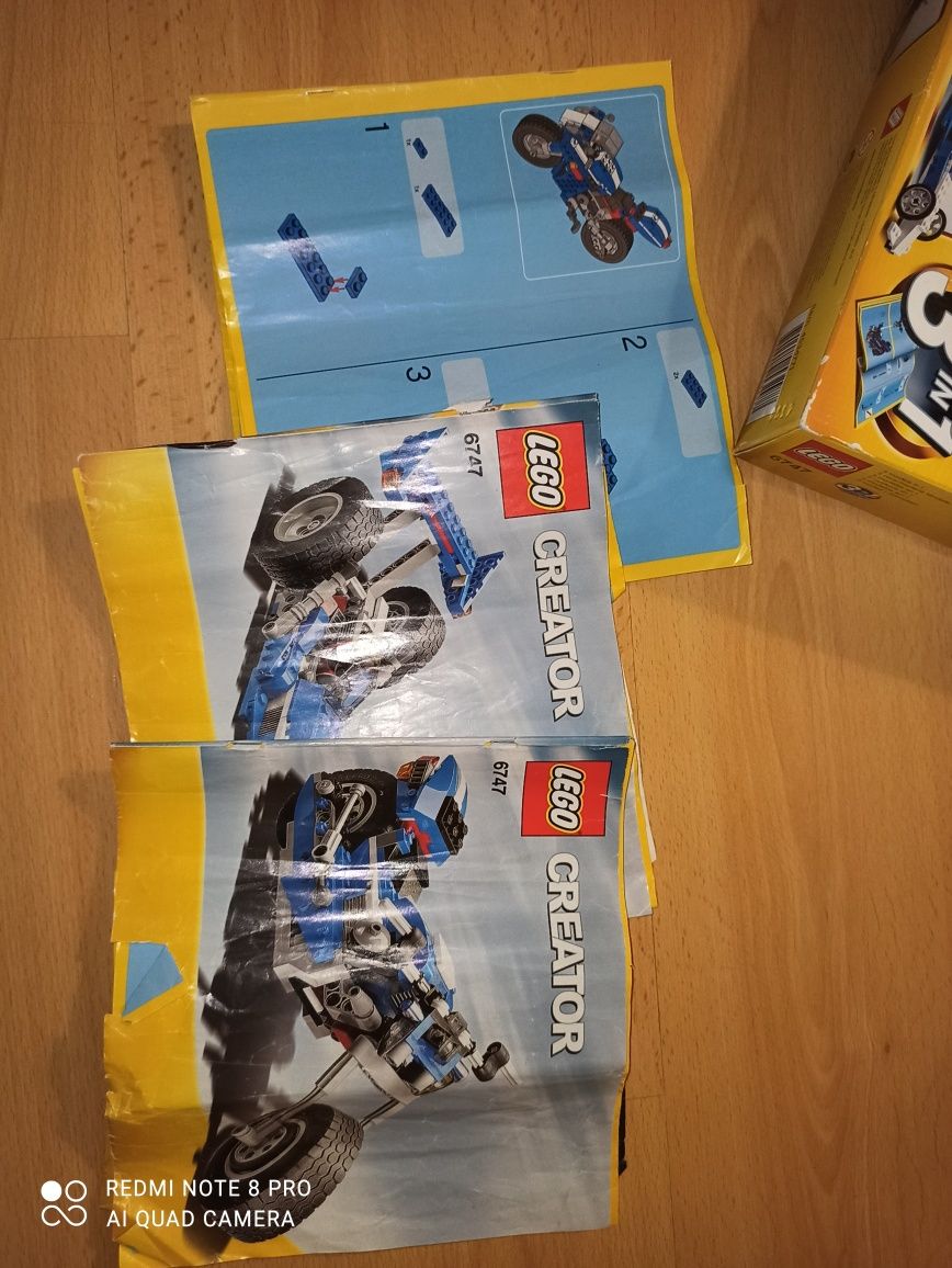 Lego Creator 3w1 motory