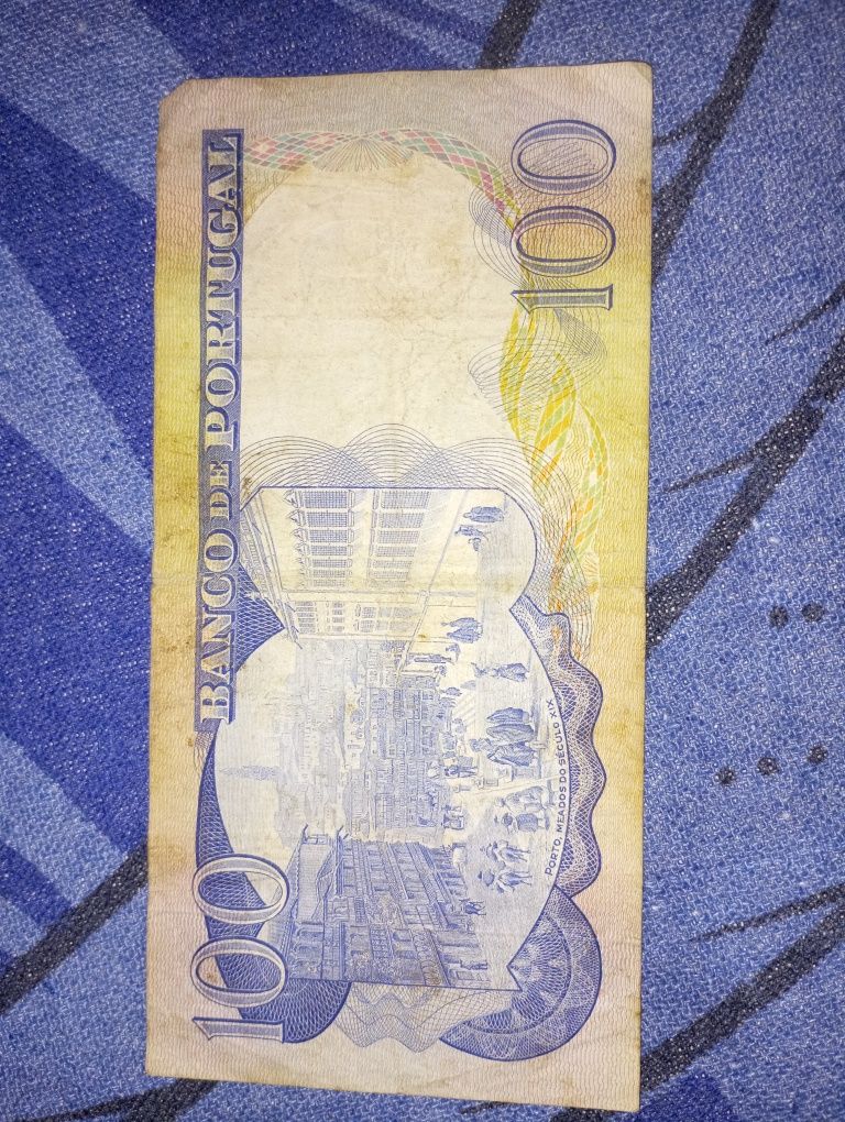 Nota 100 escudos Camilo castelo branco