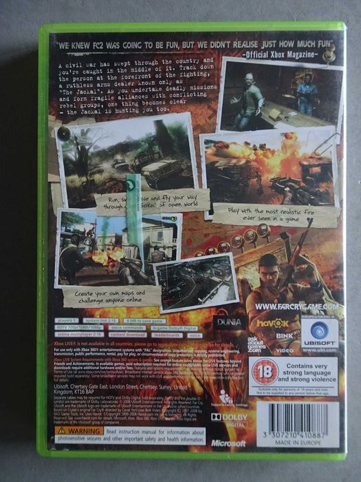 Jogo X-Box 360 - Farcry 2