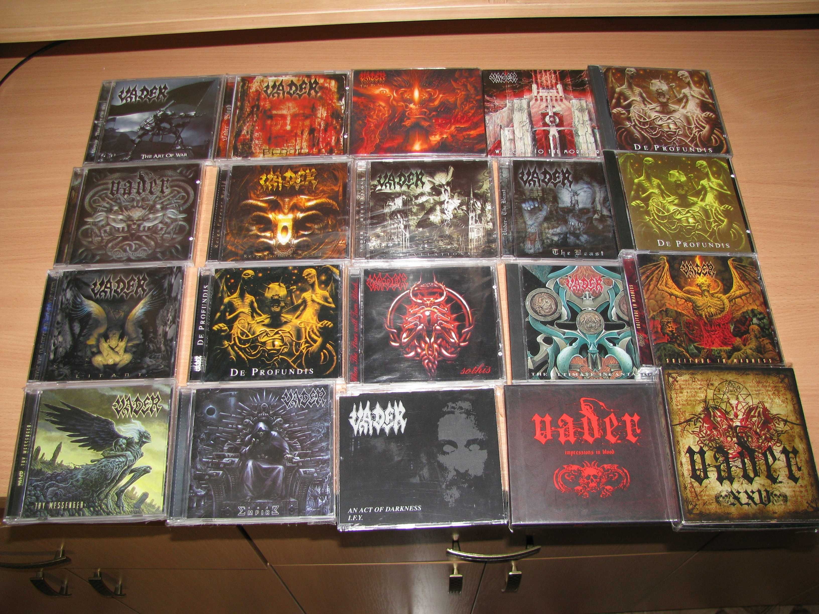CD Six Feet Under, Vader, Autopsy, Marduk, Dissection, Emperor, Burzum