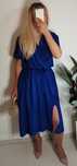 Sukienka plus size 4xl  3xl chabrowa wesele chrzciny komunie