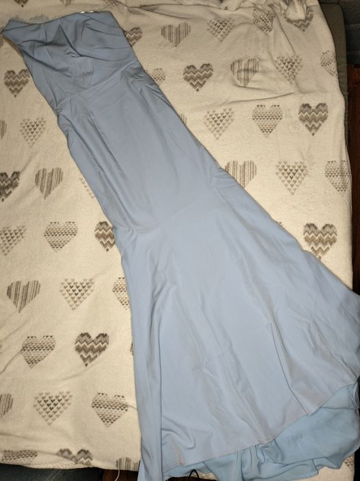 Nowa blękitna sukienka rybka