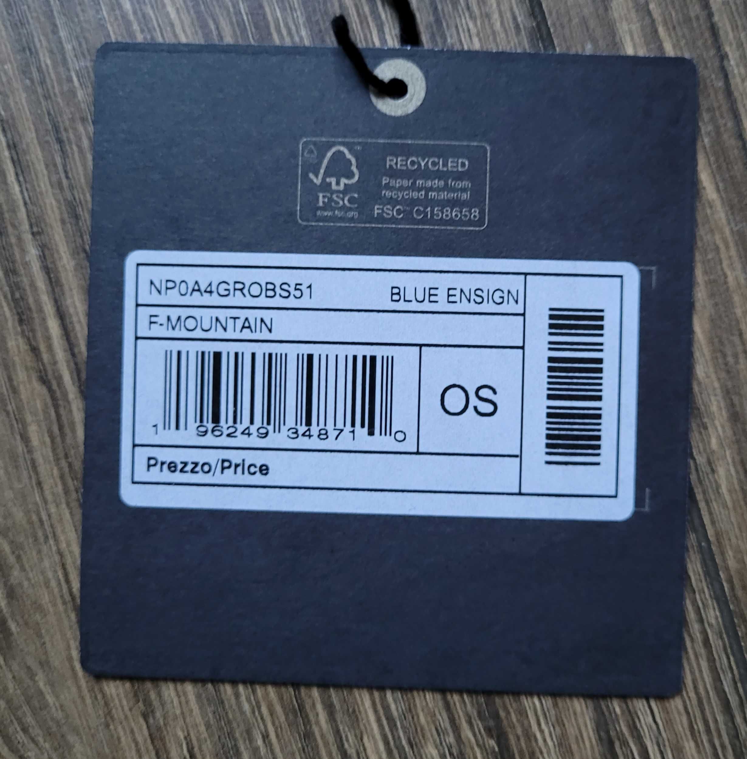 czapka beanie Napapijri F-mountain Niebieska Blue Ensign zimowa z logo