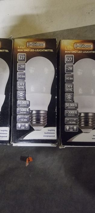 Żarówki LED I-Glow SMD – GU10, E14, E27, GU5.3 – razem około 190 sztuk