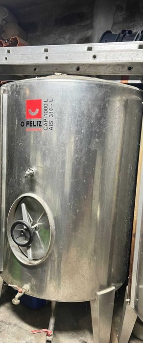 Cuba em Inox de 1000 Lts