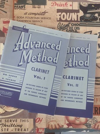 Rubank Advanced Method Clarinet  Vol. I / II - Método clarinete