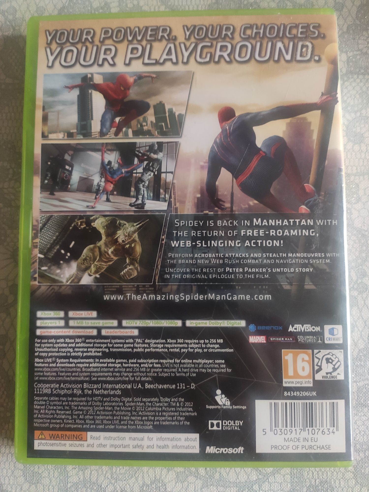 The Amazing Spider-Man Xbox 360