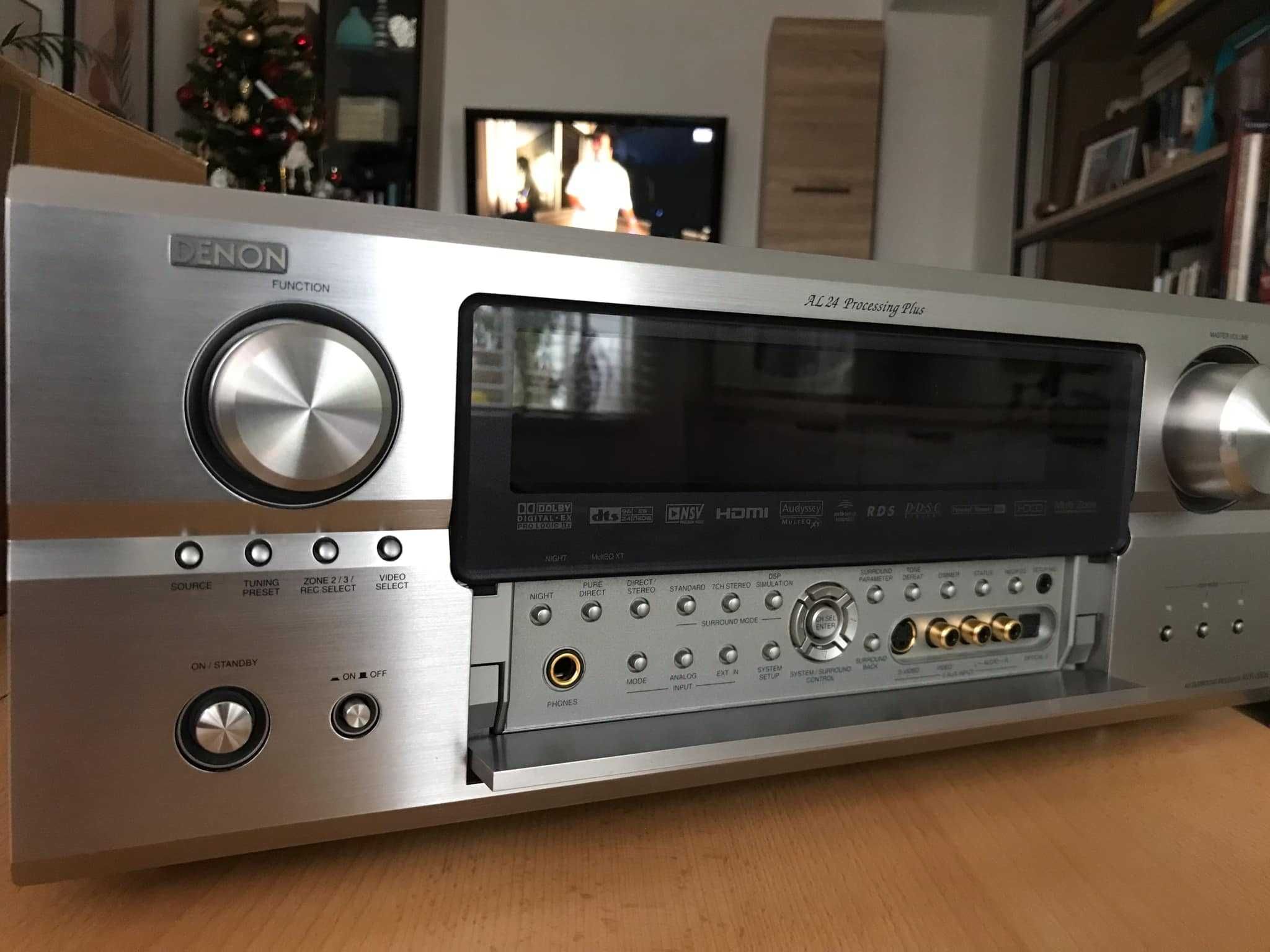 Amplituner 7.1 DENON 3806 pierwszy właściciel, komplet stan gabinetowy
