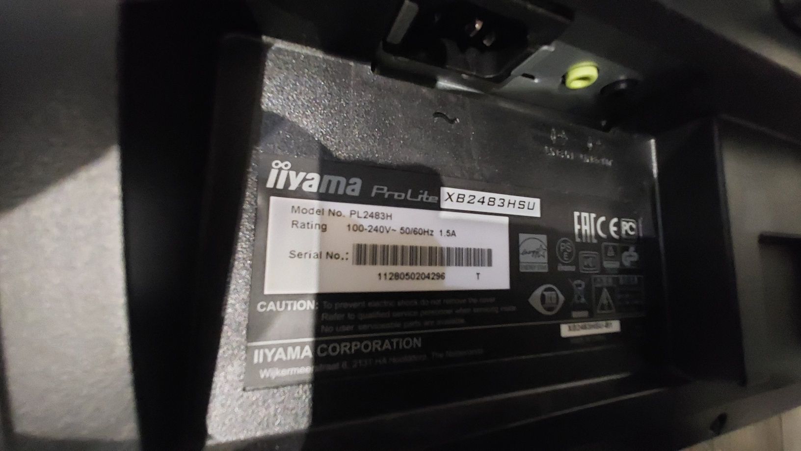 Monitor IIYAMA XB2483HSU '24-cale HDMI z głośnikiem