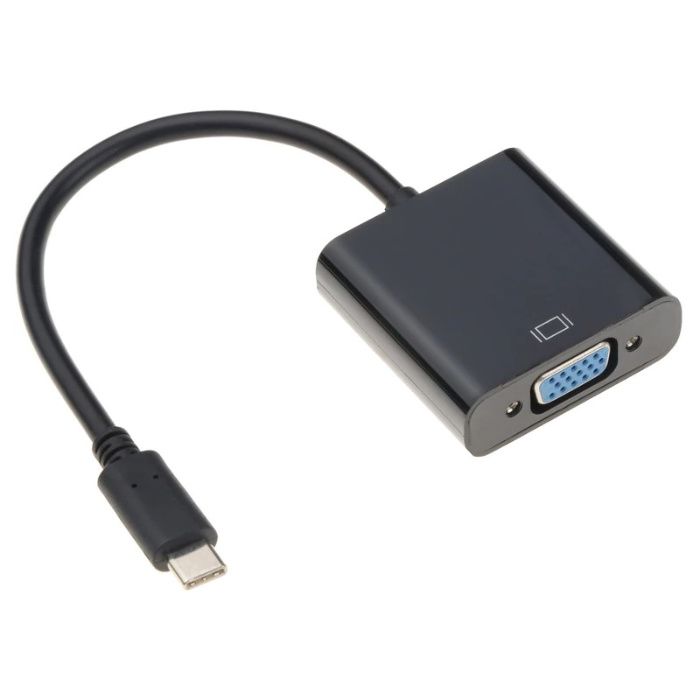 Adaptador DisplayPort / USB-C Para VGA / DVI