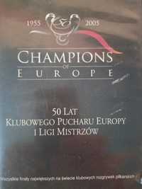 Płyta dvd kolekcjoner championa od Europę 1955 - 2005