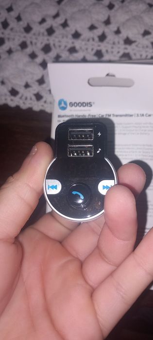 Transmisor FM via Bluetooth kit Automóvel