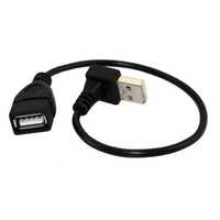 Kabel Przedłużacz Portu Usb 2.0 Kąt Górny 21Cm