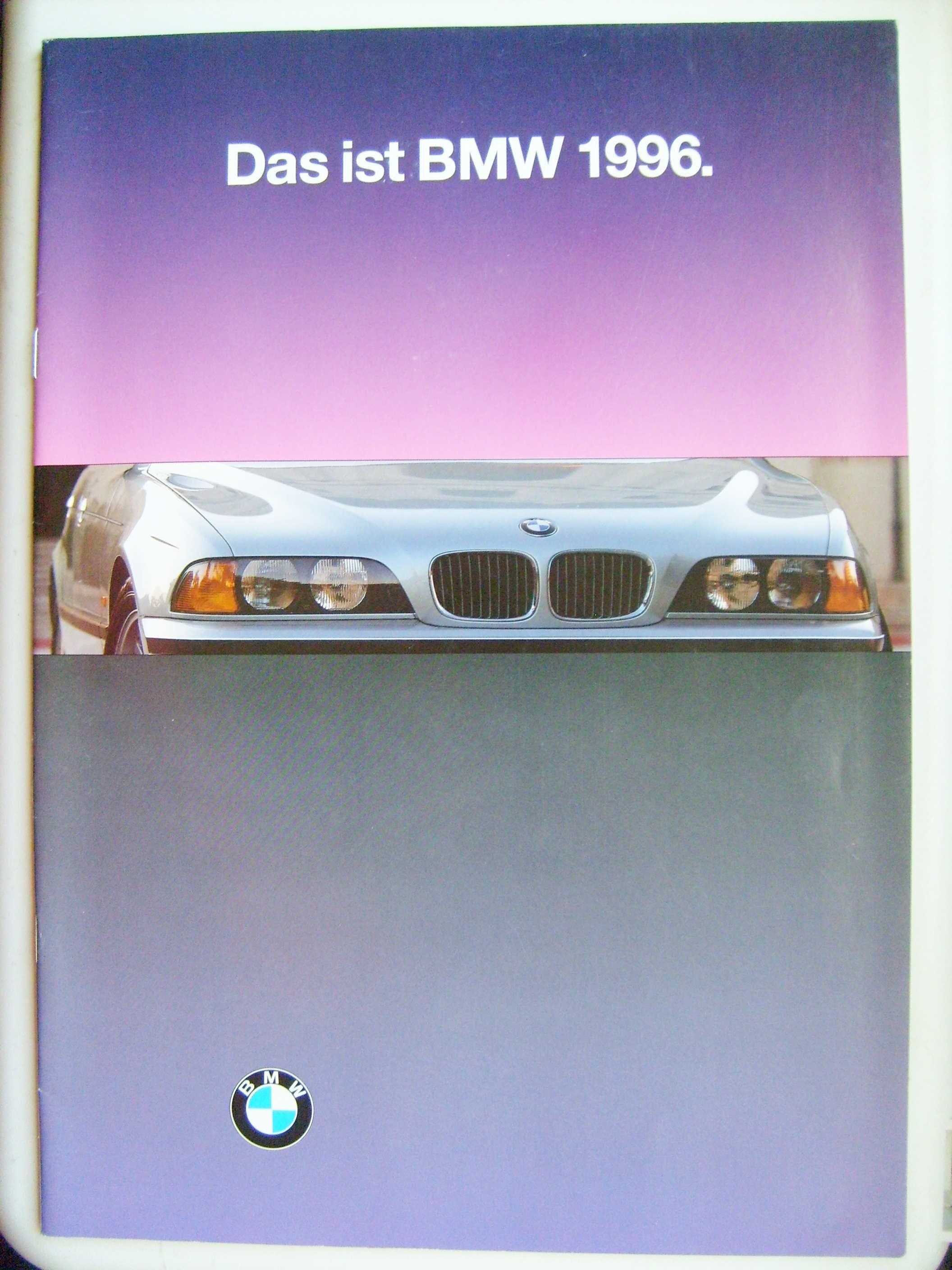 BMW Programm 1996 * prospekt 24 strony, stan BDB - WYPRZEDAŻ !