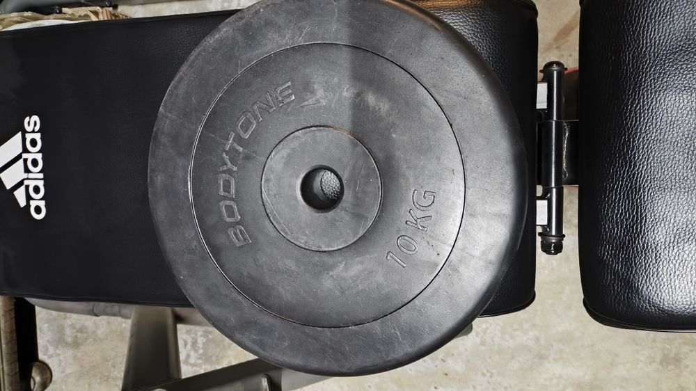 Discos barra ginásio