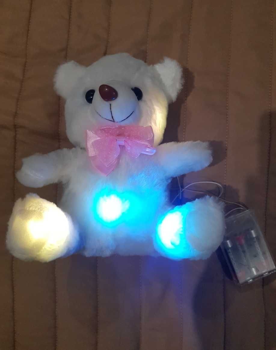 urso peluche com luz