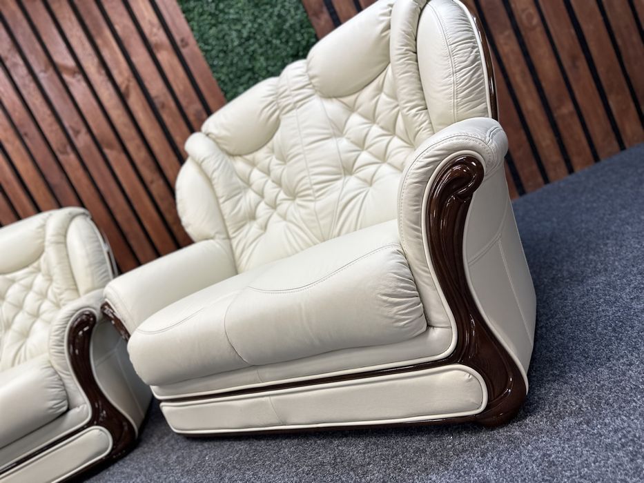 НОВИЙ шкіряний КОМПЛЕКТ 3211 розкладний ІТАЛІЯ кожаный гарнитур шкіра