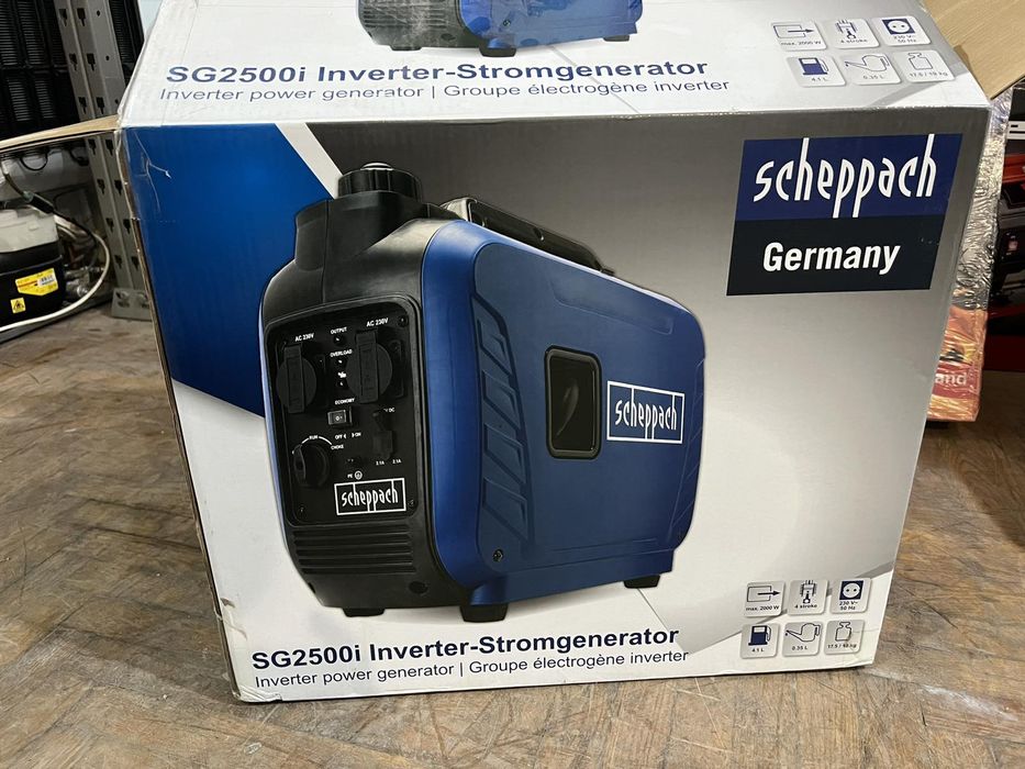 Генератор інверторний (Оригінал) scheppach SH2500i 2.0 kw  з Німеччини