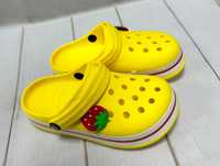 Дитячі сабо крокси crocs Luck line 30-35  жовті