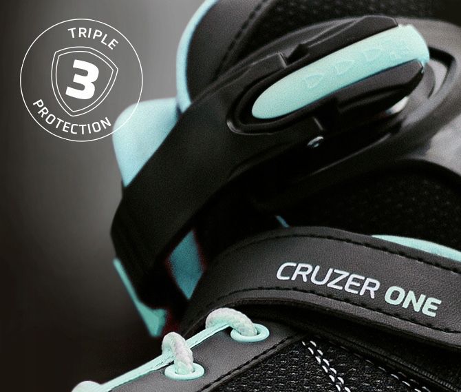 Rolki Movino Cruzer One r. 38-41 czarno-miętowe