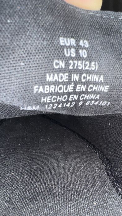 черевики H&M 43р.