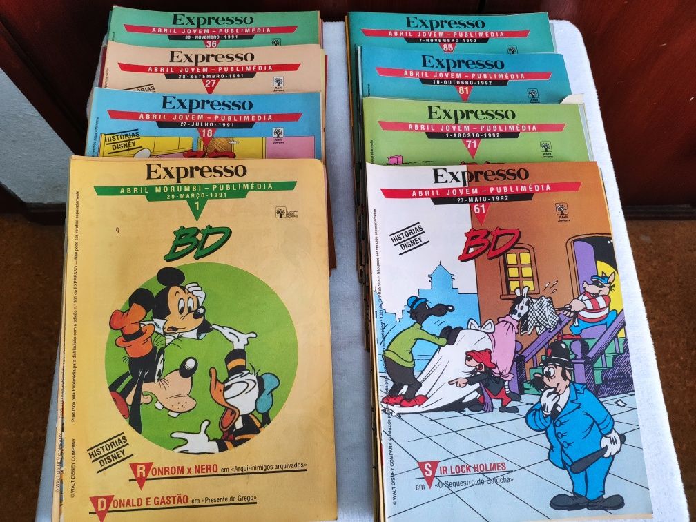 Revistas BD Walt Disney Expresso Década 90