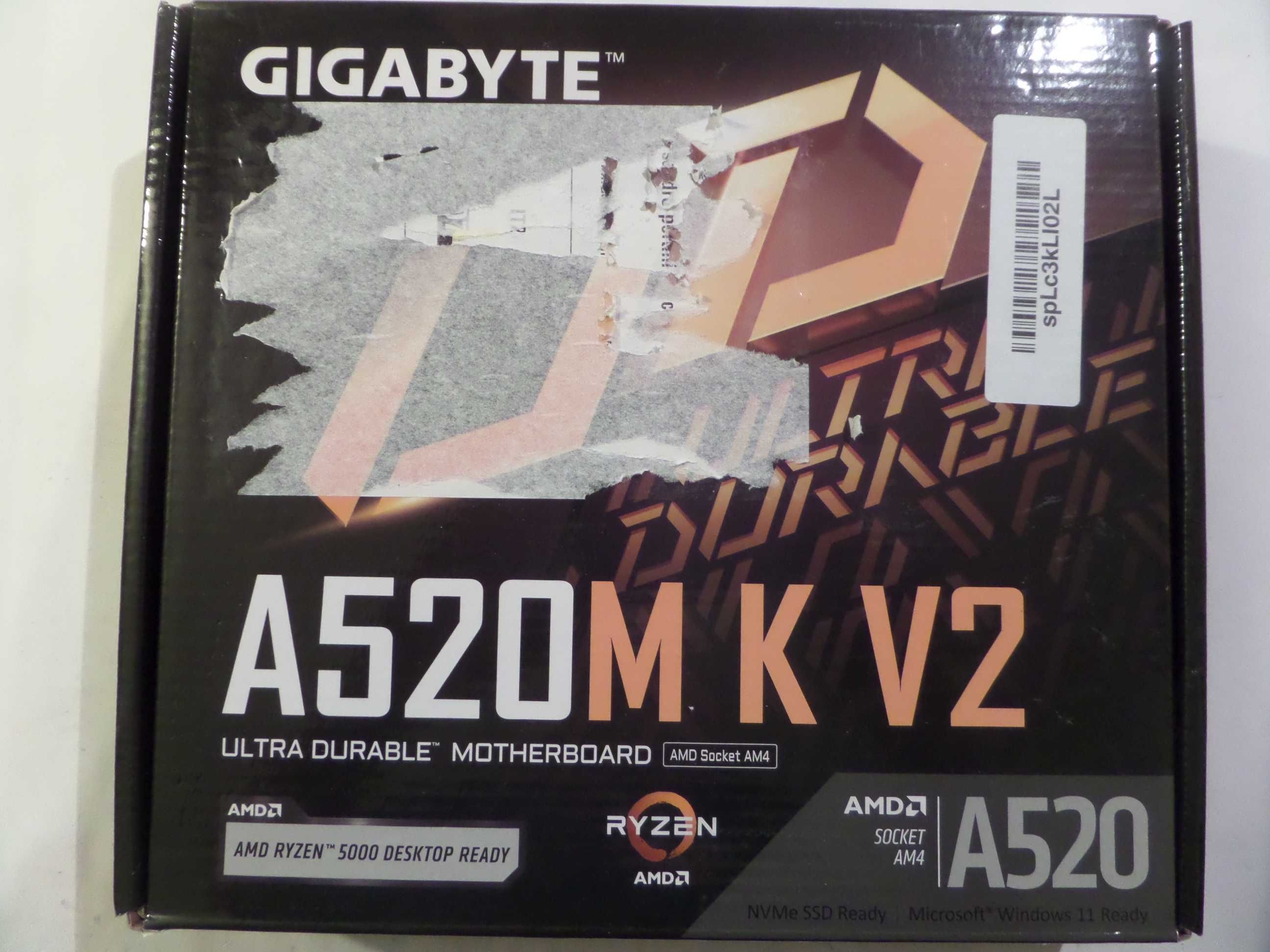 Uszkodzona płyta główna A520M K V2 AM4 Micro ATX