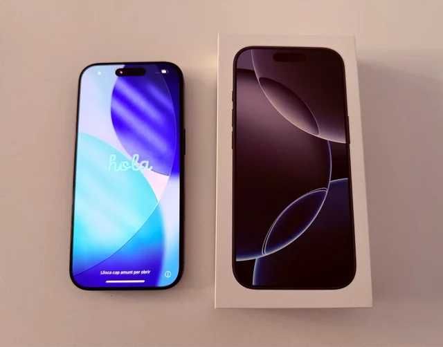 Apple iphone 16 pro 256gb black titanium