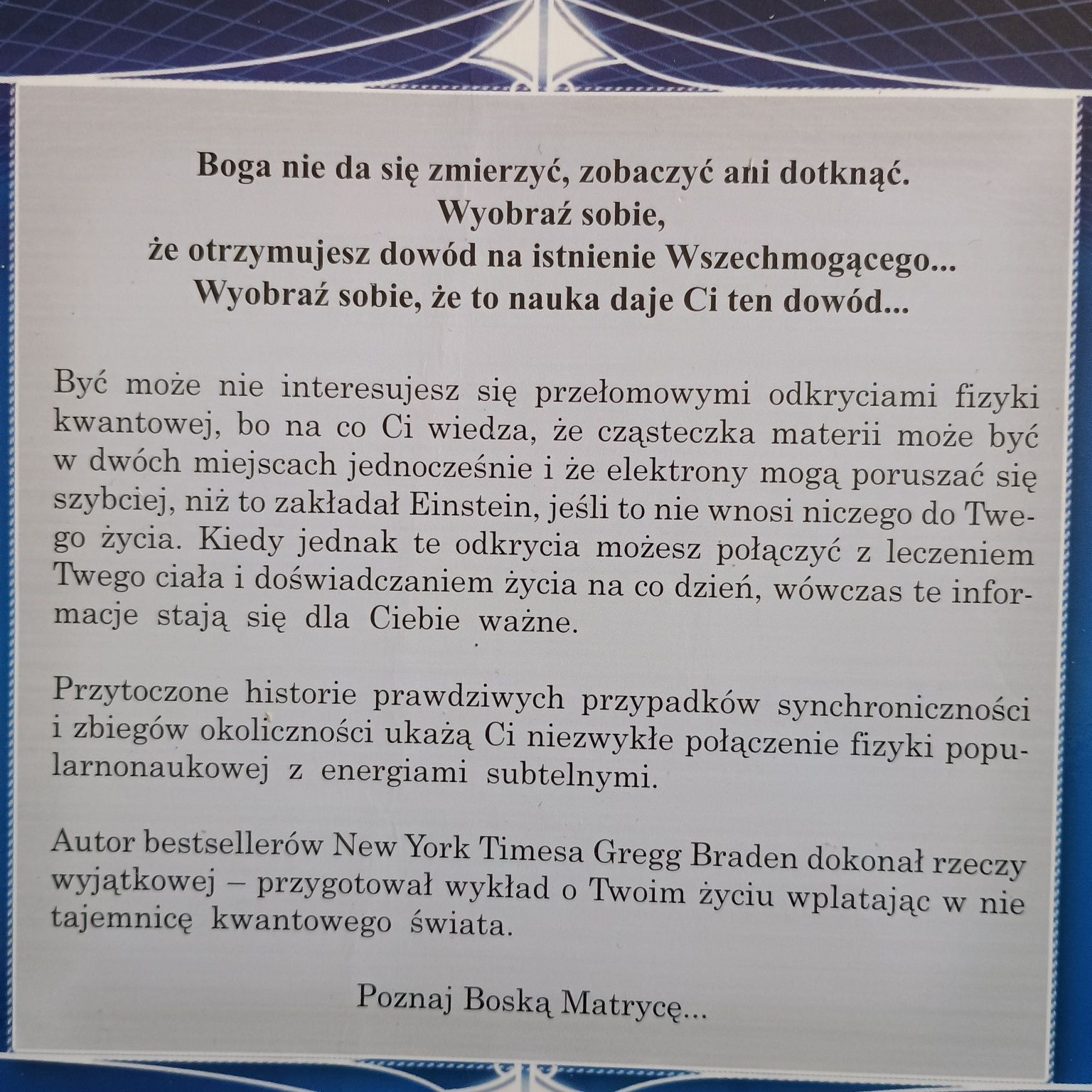 Gregg Braden Boska matryca