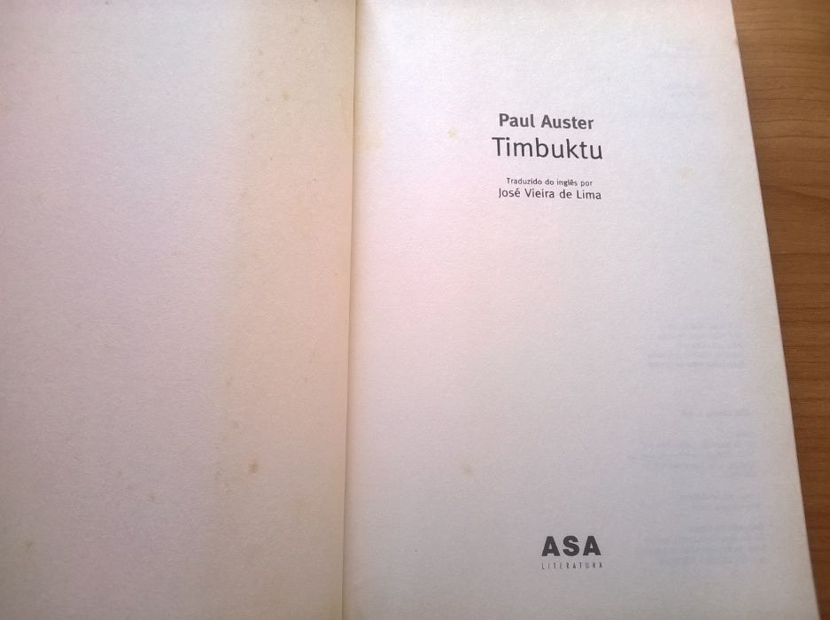 " Timbuktu " - Paul Auster