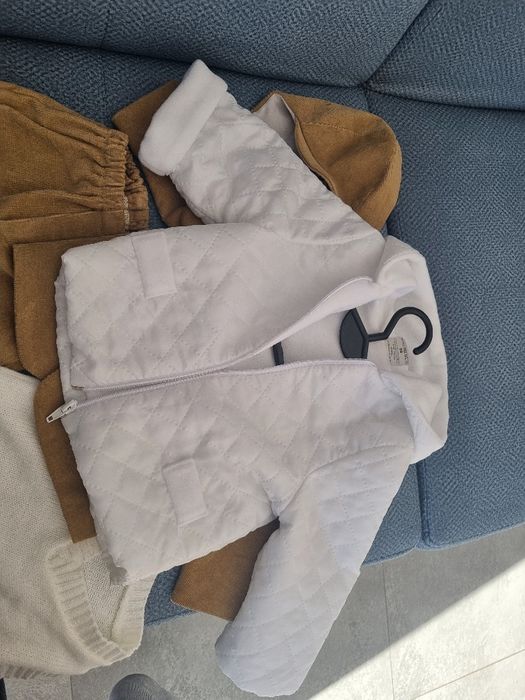 Kurtka chłopiec chrzest ciepły rozmiar 68