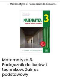 Podręcznik matematyka klasa3