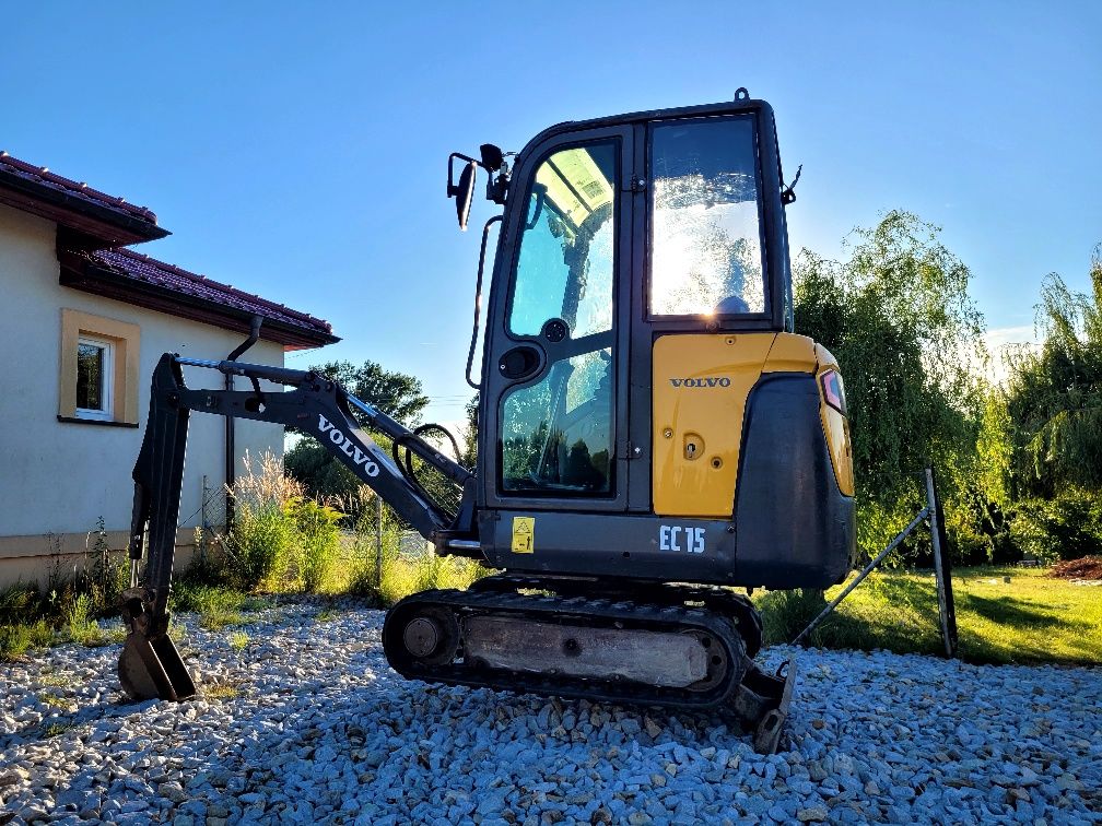 Minikoparka***Volvo EC15C***W Bardzo Dobrym Stanie**1.6 T**2-łyżki**