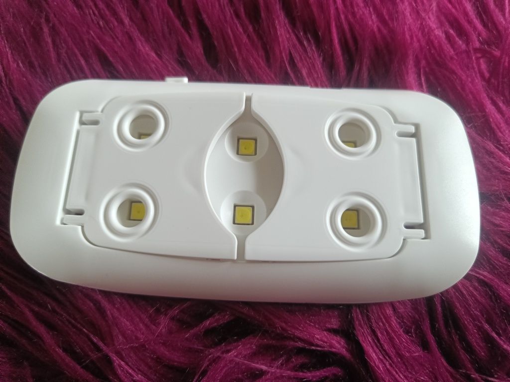 Lampa LED UV mini 6W różowa